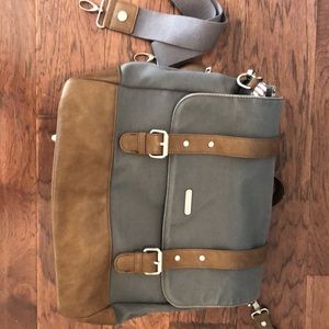 Little Unicorn Marindale Backpack Diaper Bag- Grey